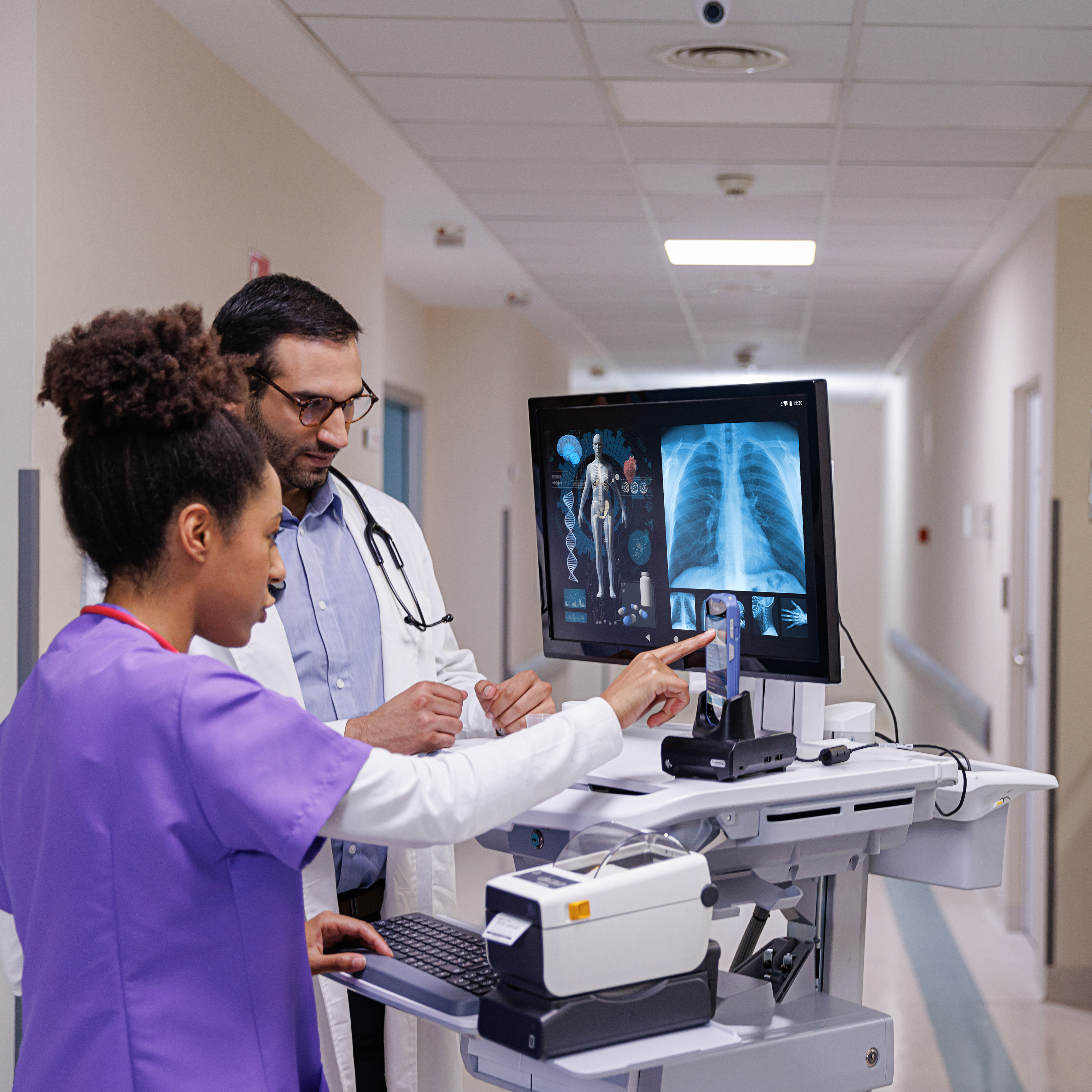 Doctors collaborating